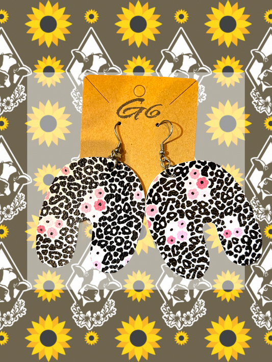 Faux Leather Earrings