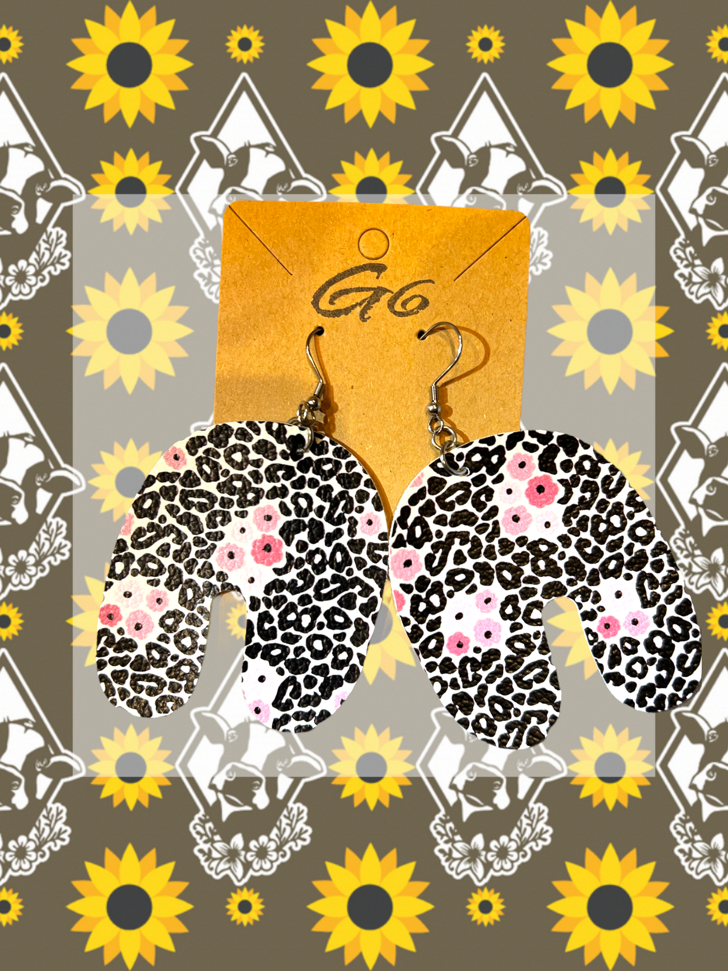 Faux Leather Earrings