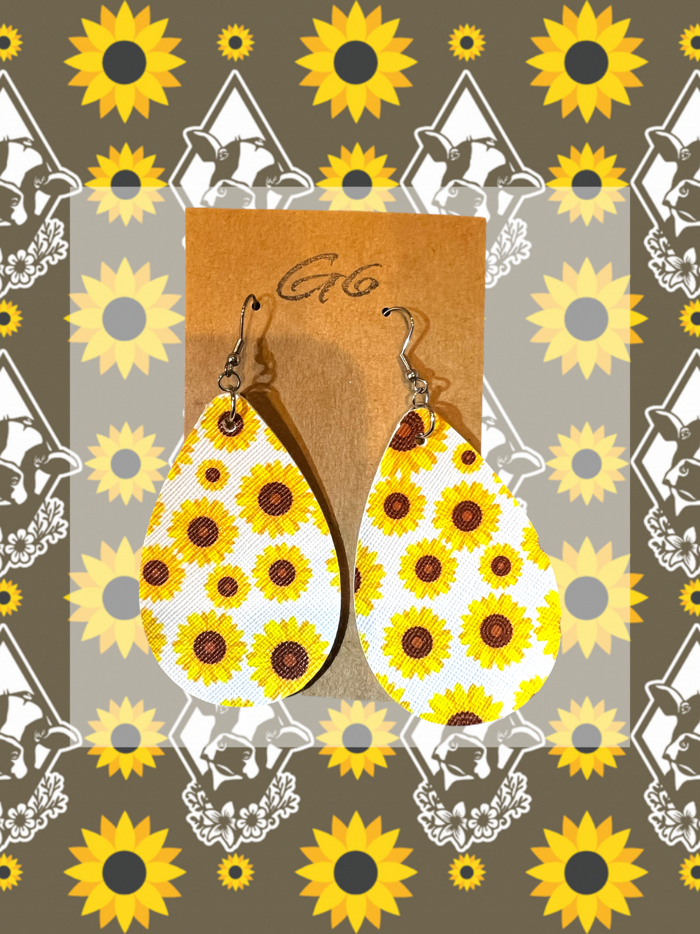 Faux Leather Earrings