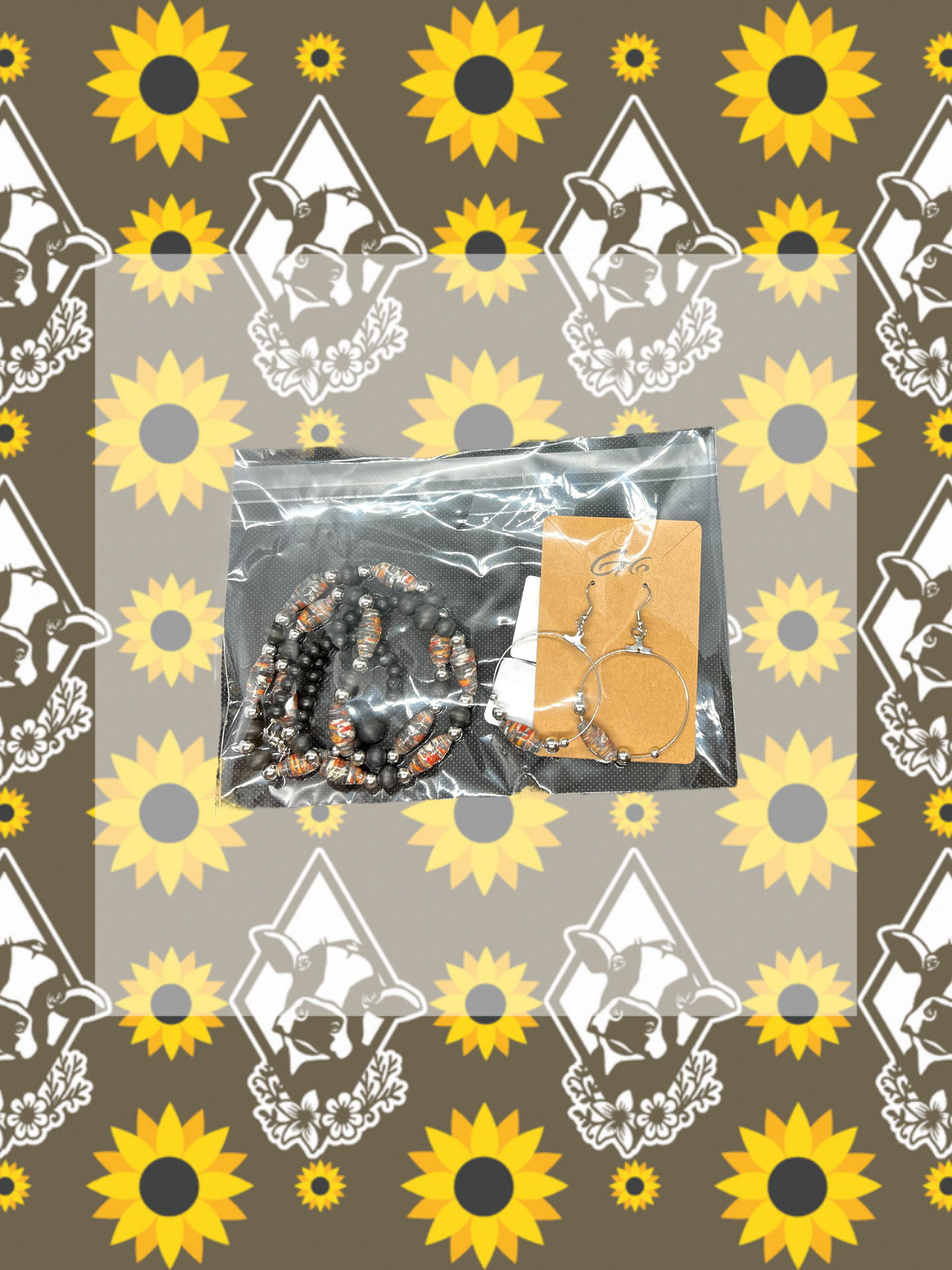 Beaded Necklace w/ earrings