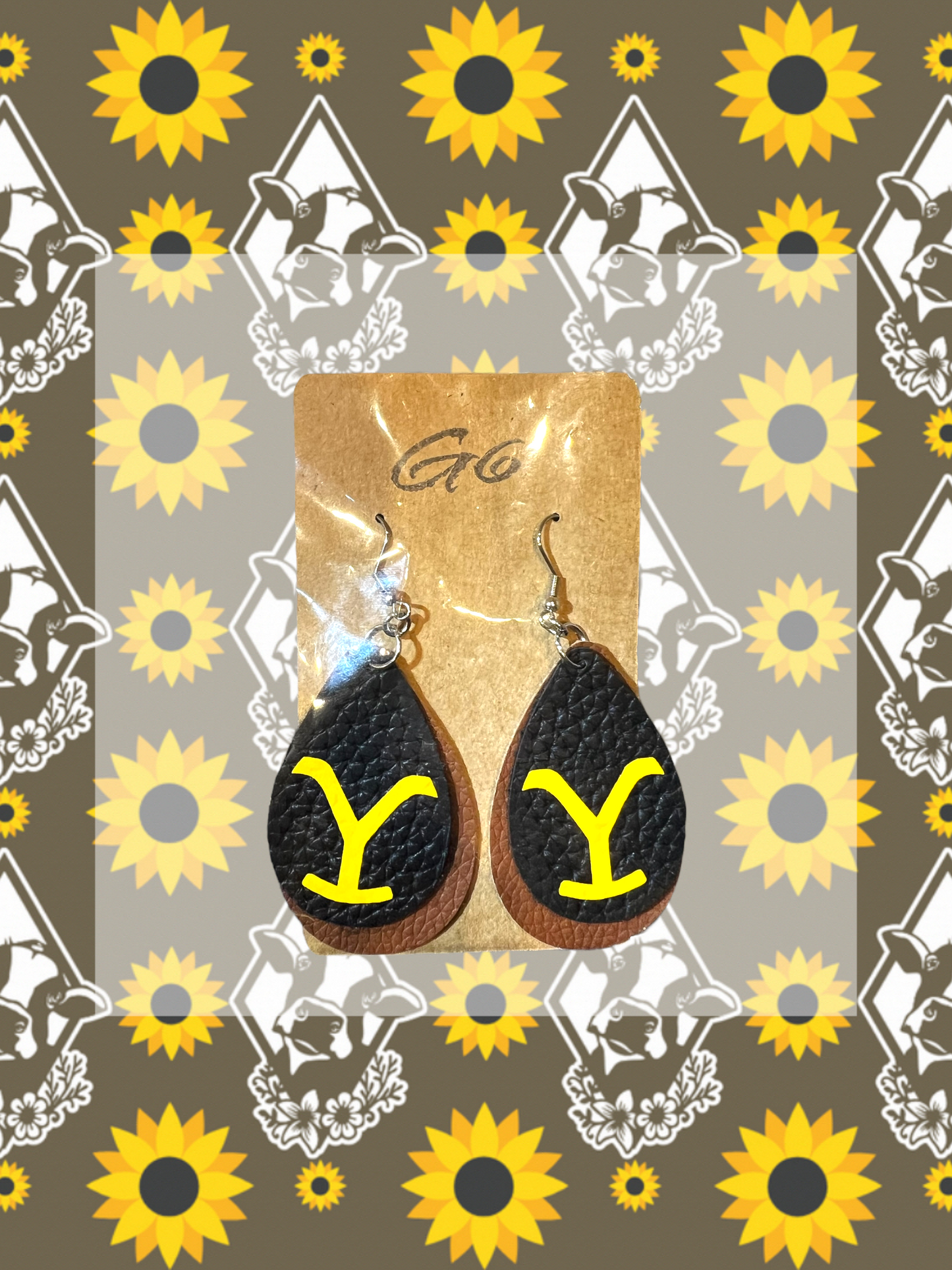 Faux Leather Earrings