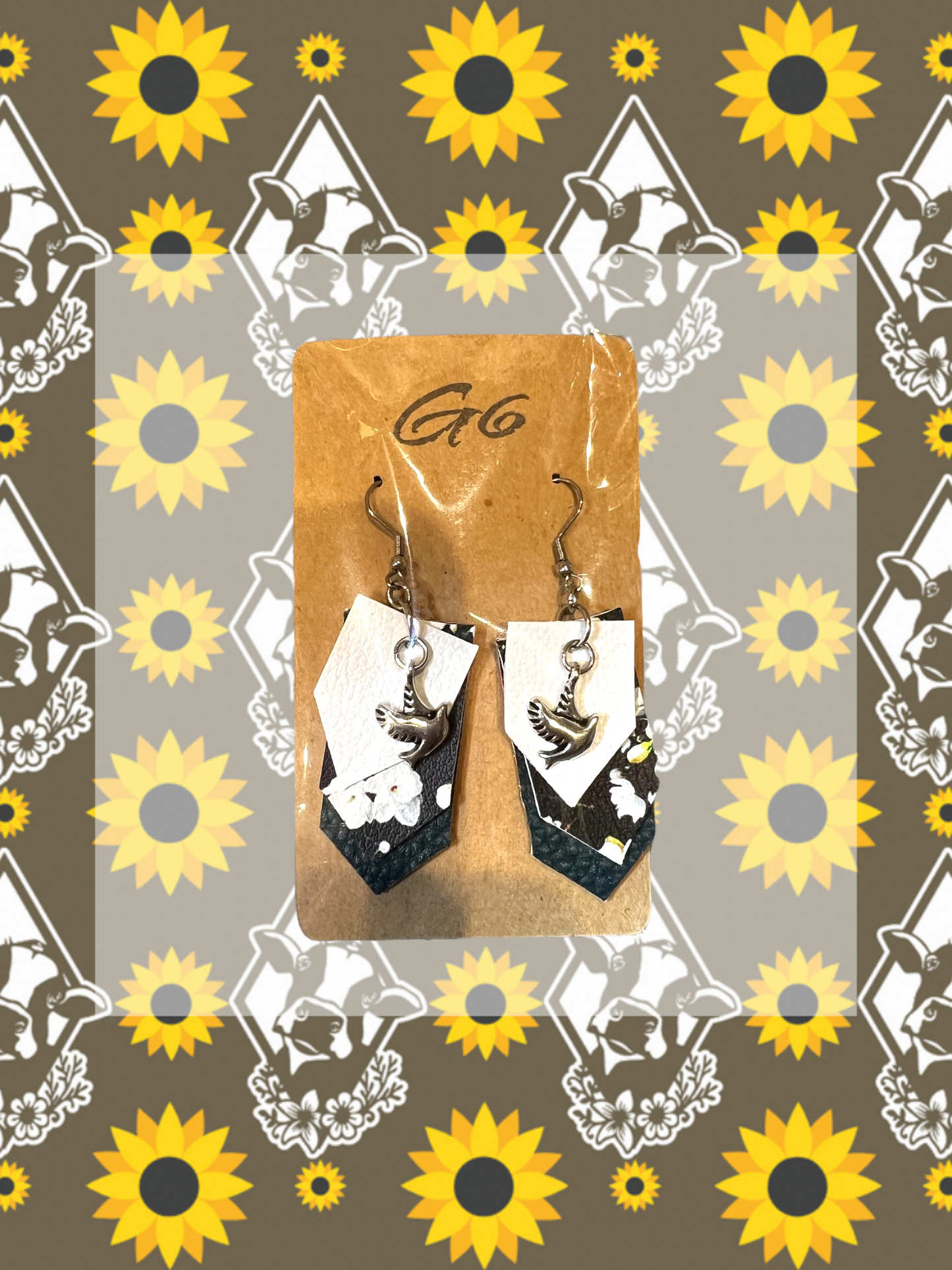 Faux Leather Earrings