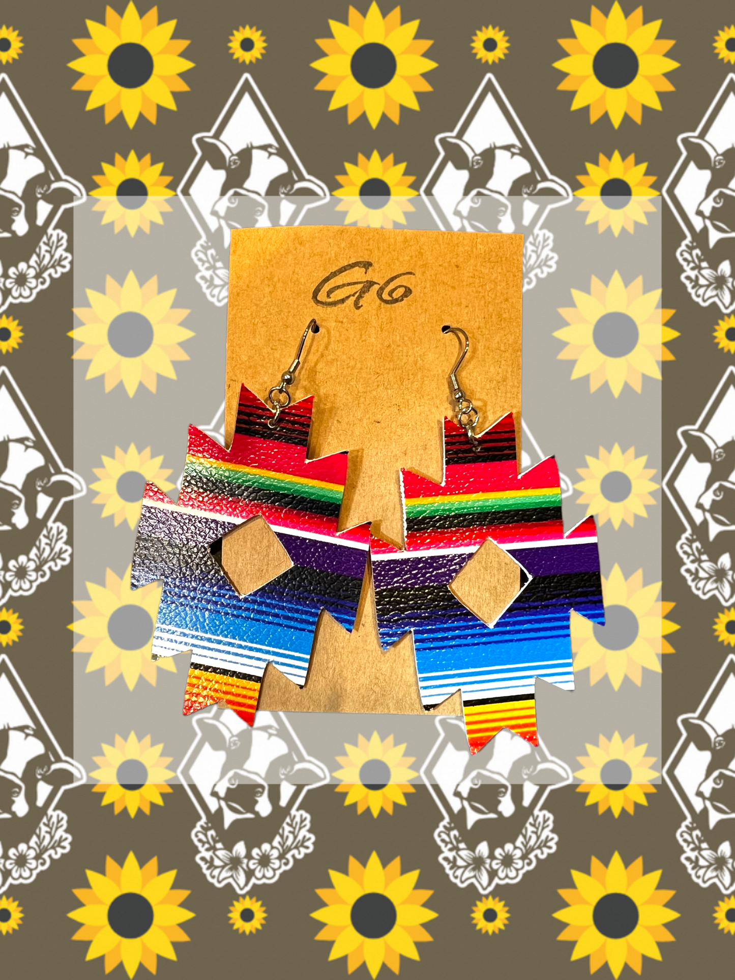 Faux Leather Earrings