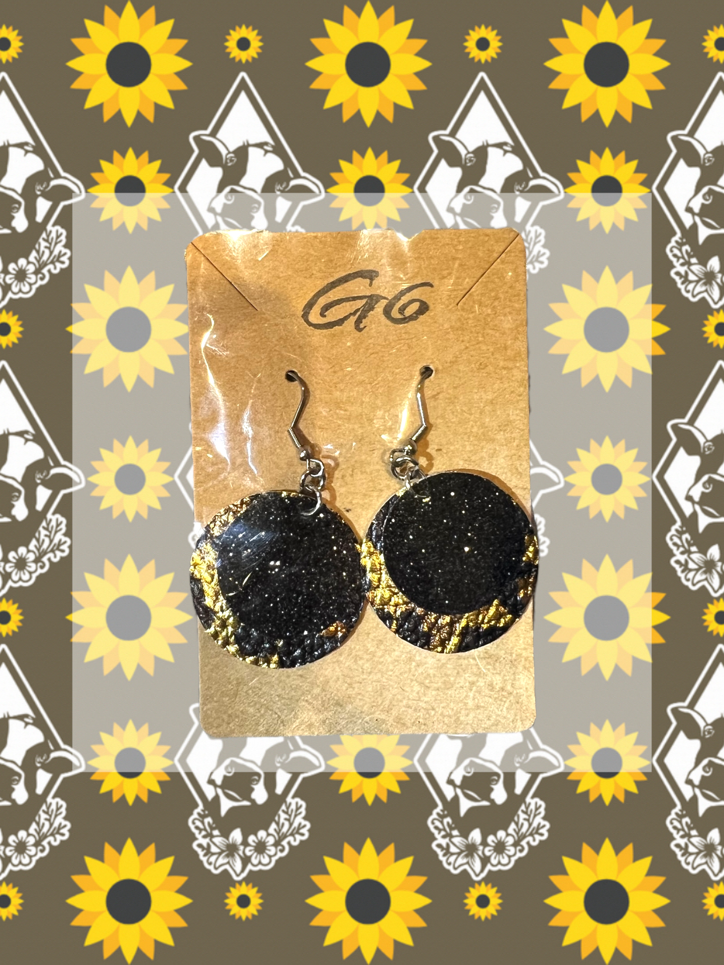 Faux Leather Earrings