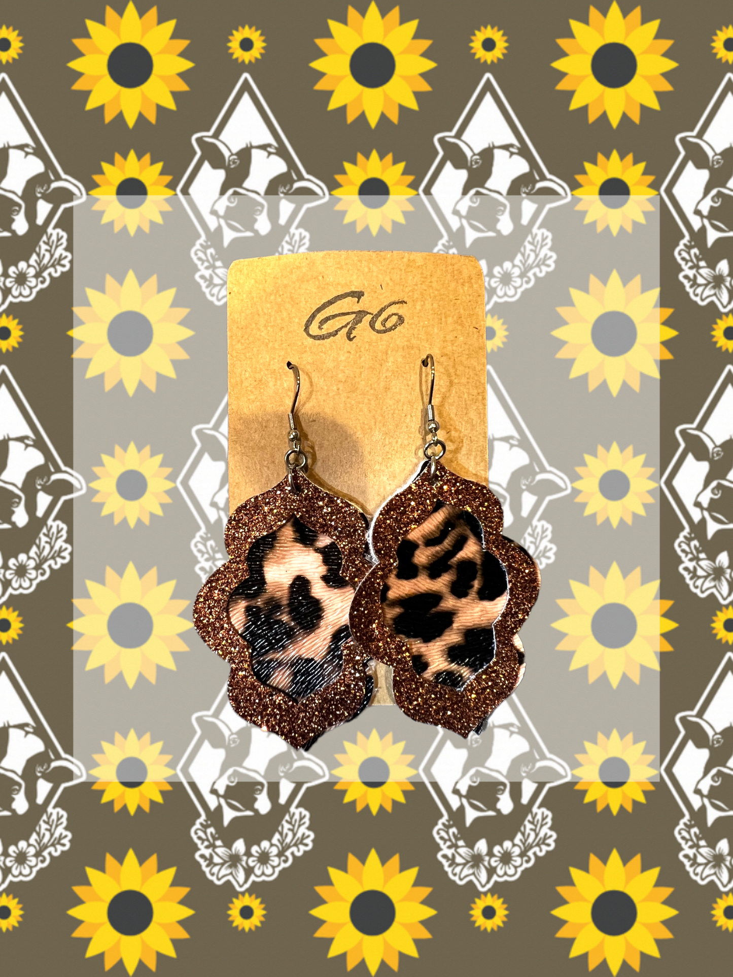 Faux Leather Earrings