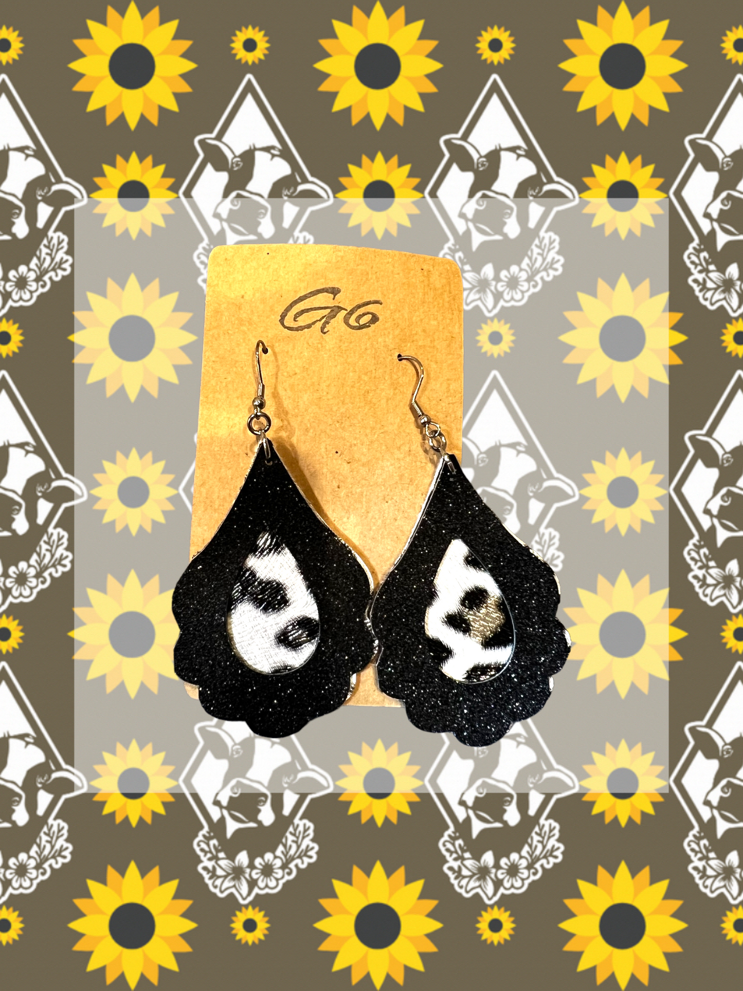 Faux Leather Earrings